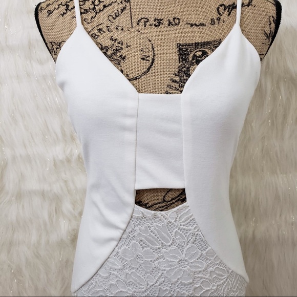 🖤5/$25 Charlotte Russe white lace dress - Picture 3 of 8